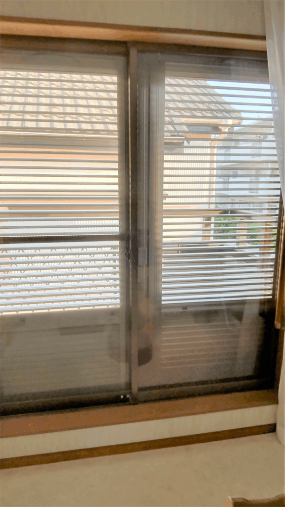 不二サッシエコアマド（エコ雨戸） DIY設置後