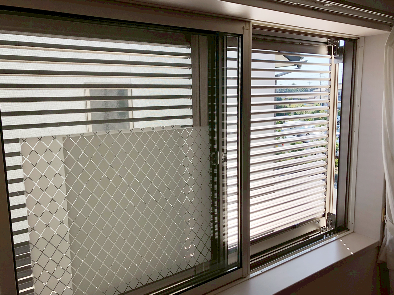 エコ面格子DIY設置後