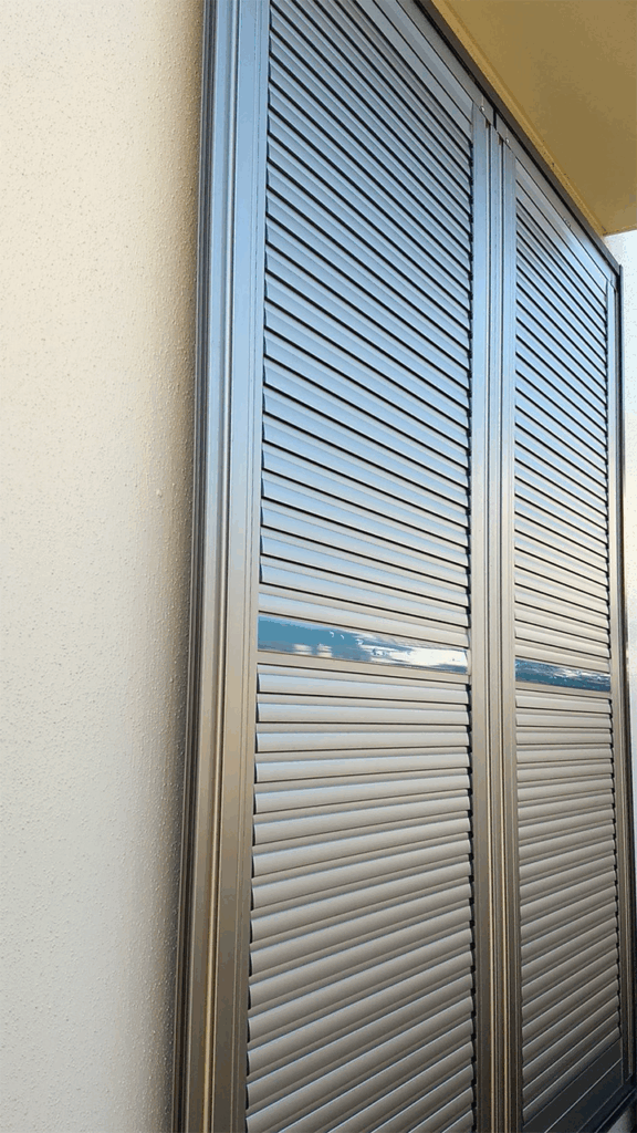 不二サッシエコアマド（エコ雨戸） DIY設置後