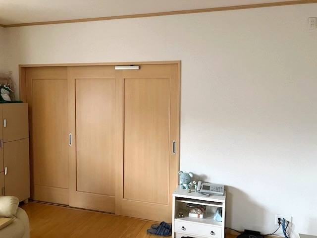 施工前の既存引戸