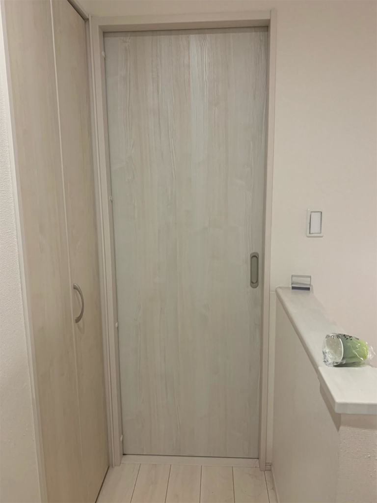 施工前の既存引戸