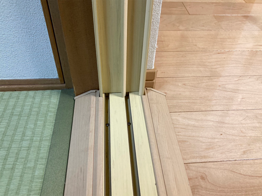 室内防音引戸（内窓プラスト＆防音合わせガラス）施工後
