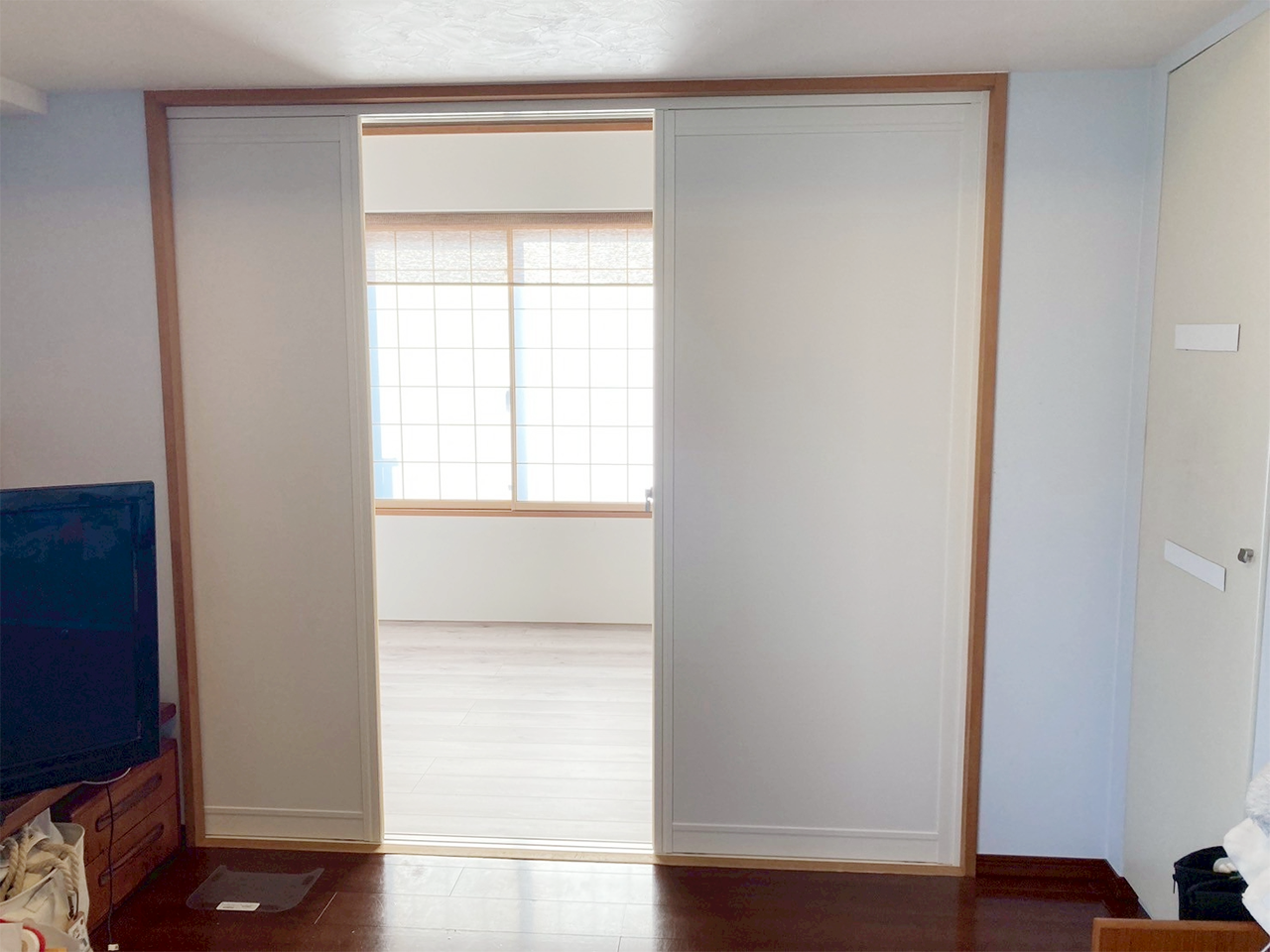 室内防音引戸リフォーム　施工後