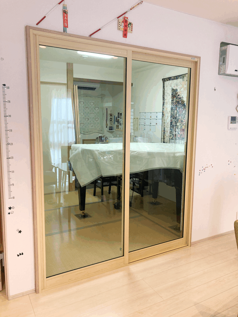 室内防音引戸（内窓プラスト）　施工後