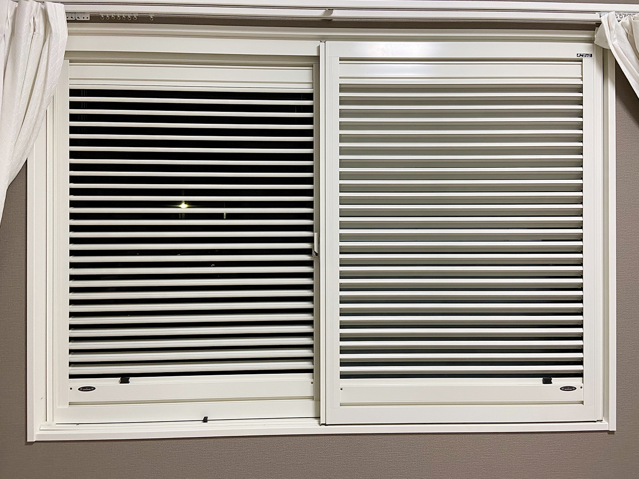 不二サッシセフティルーバーDIY設置後