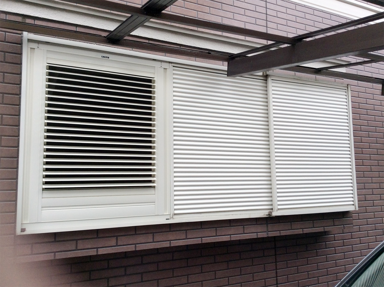 不二サッシエコアマド（エコ雨戸） DIY設置後