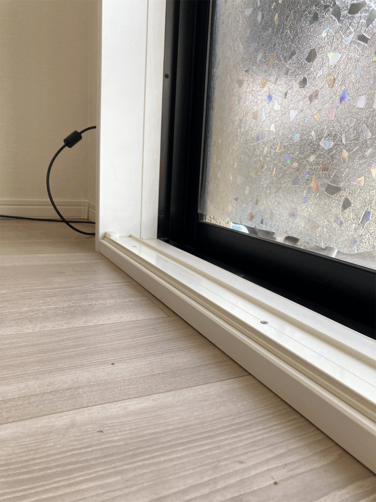 80mmのふかし枠 設置後