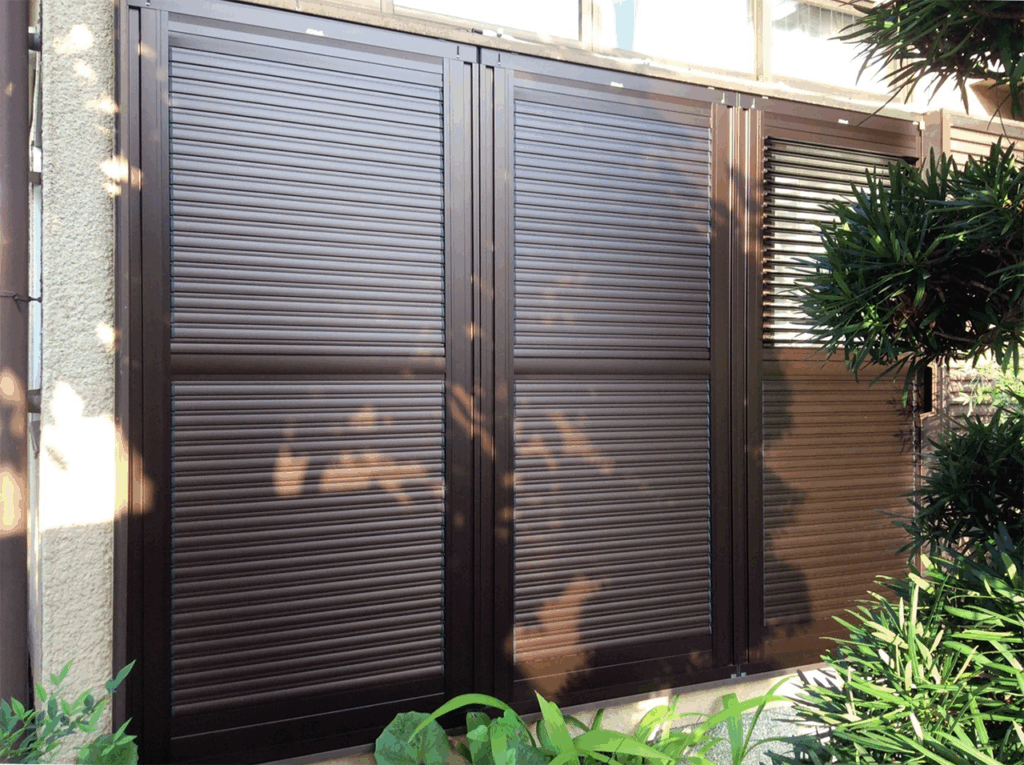 不二サッシエコアマド（エコ雨戸） DIY設置後