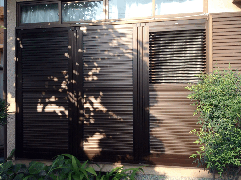 不二サッシエコアマド（エコ雨戸） DIY設置後