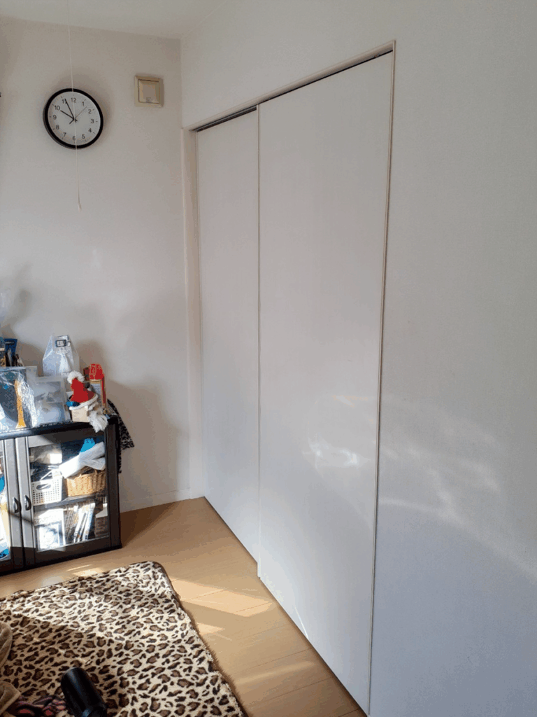 施工前の既存引戸