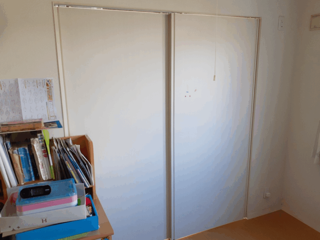 施工前の既存引戸