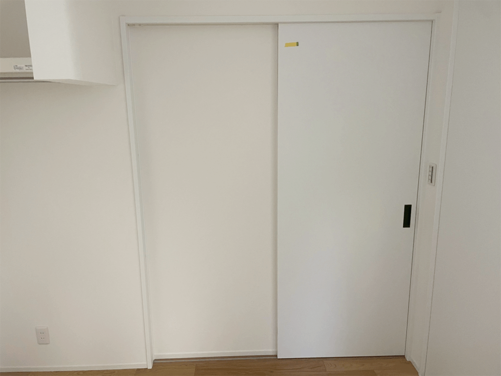 施工前の既存引戸