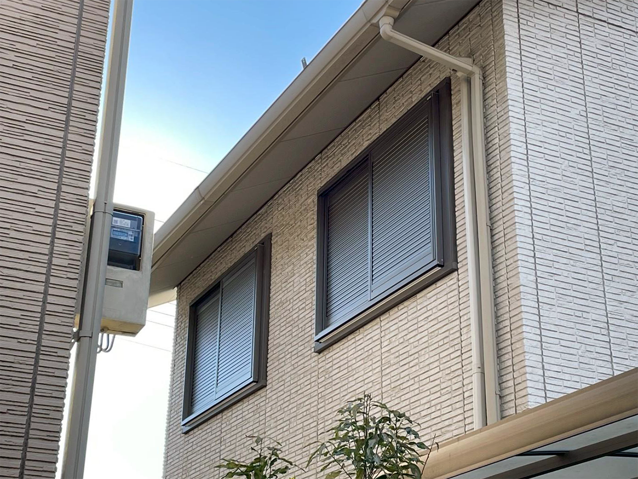 エコ引き違い雨戸　施工後