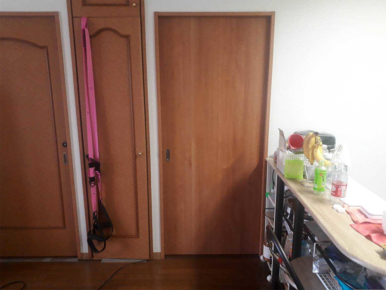 施工前の既存引戸