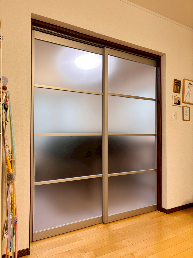 施工前の既存引戸