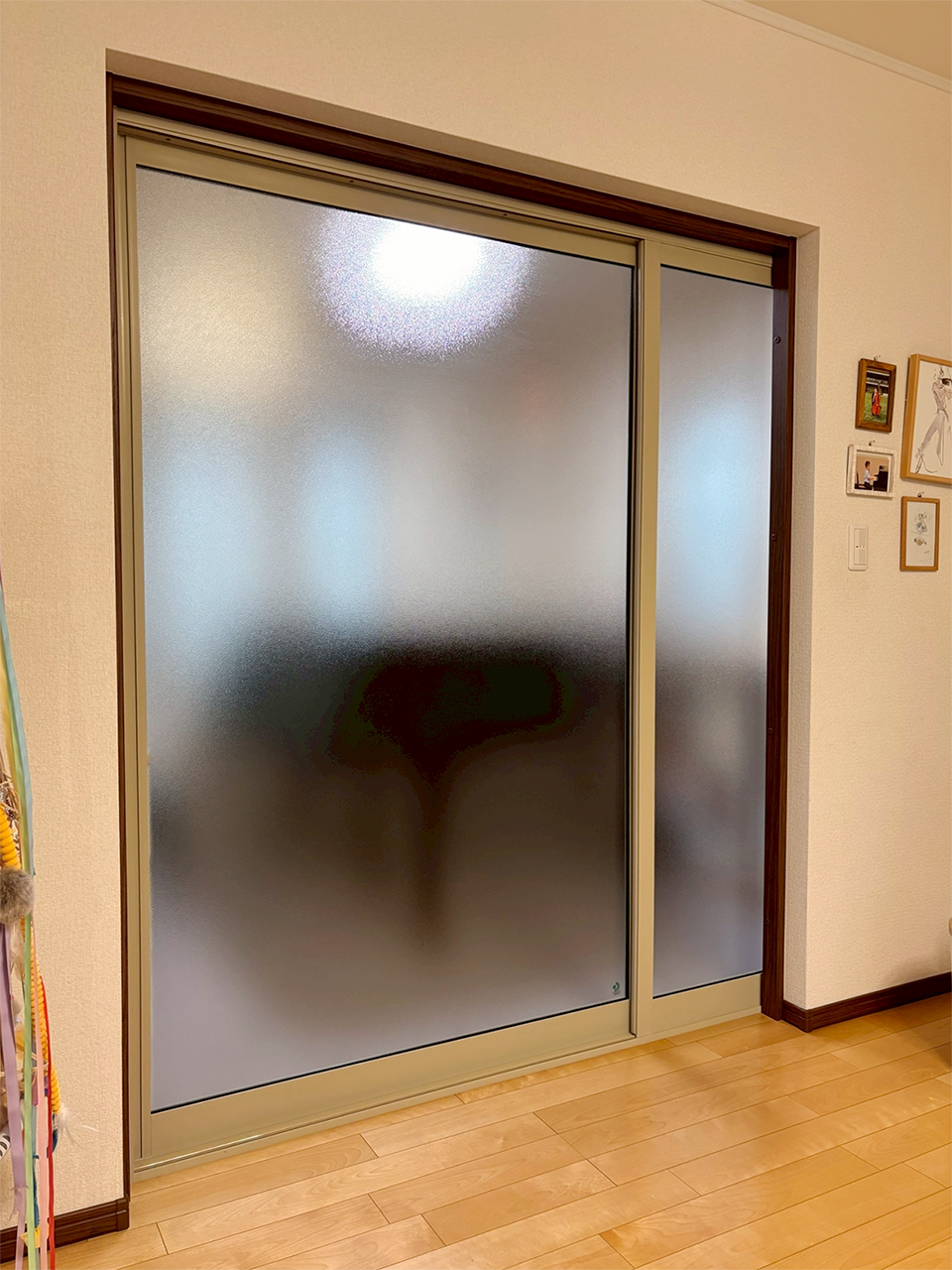 室内防音引戸リフォーム　施工後