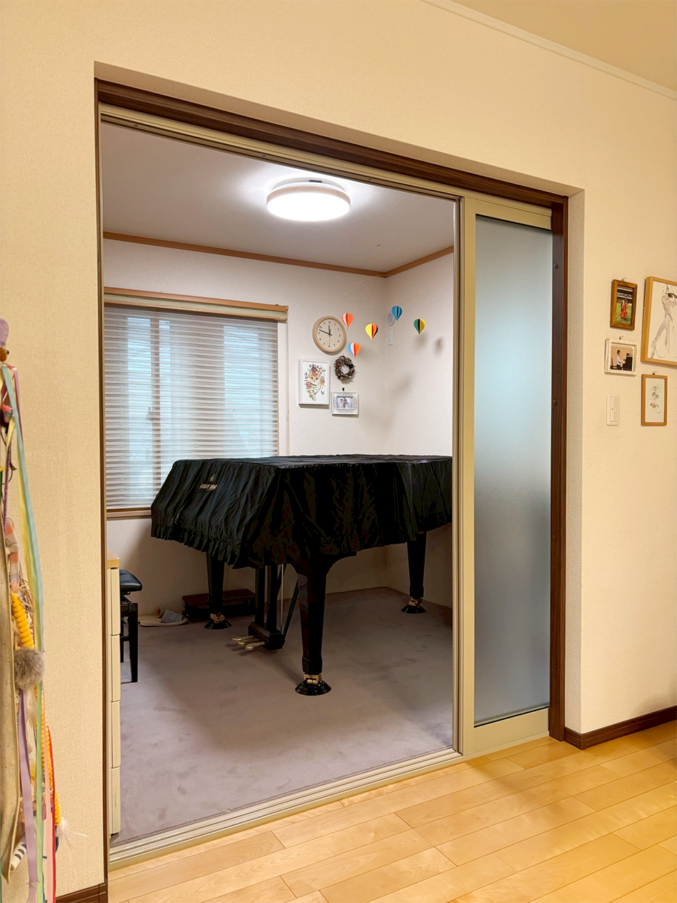 室内防音引戸リフォーム　施工後