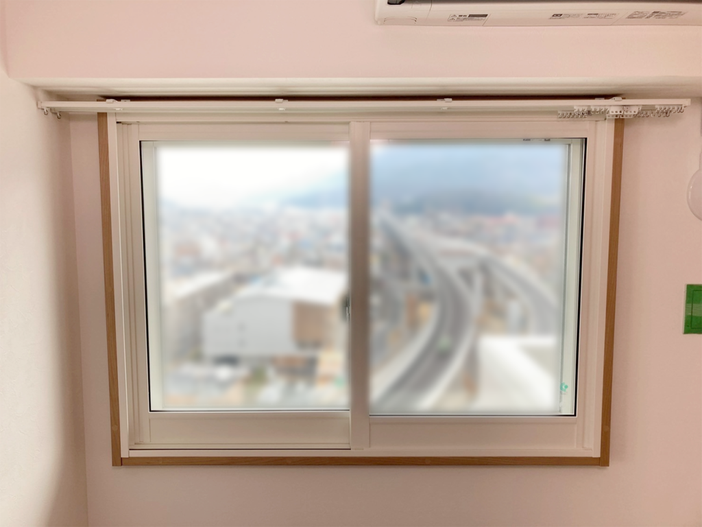 内窓プラスト（防音合わせガラス12.8mm仕様）　施工後