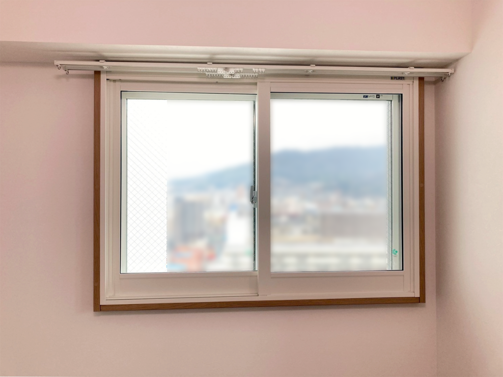 内窓プラスト（防音合わせガラス12.8mm仕様）　施工後