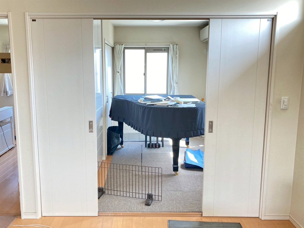 施工前の既存引戸