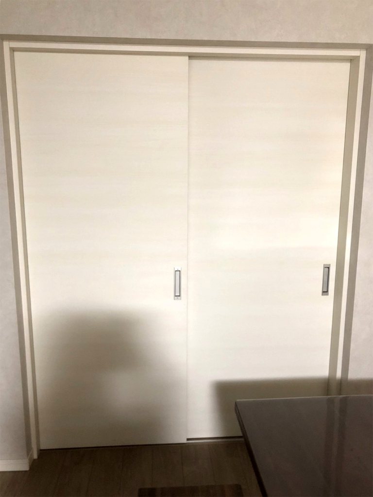施工前の既存引戸