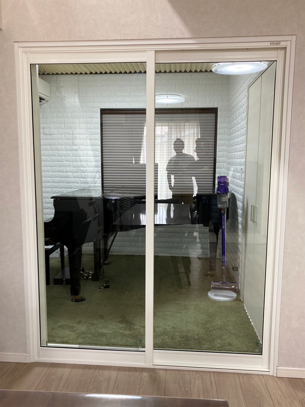 室内防音引戸リフォーム　施工後