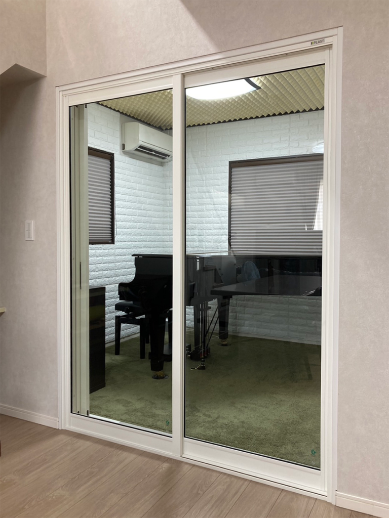 室内防音引戸リフォーム　施工後