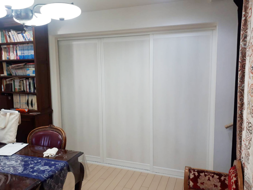 室内防音引戸リフォーム　施工後