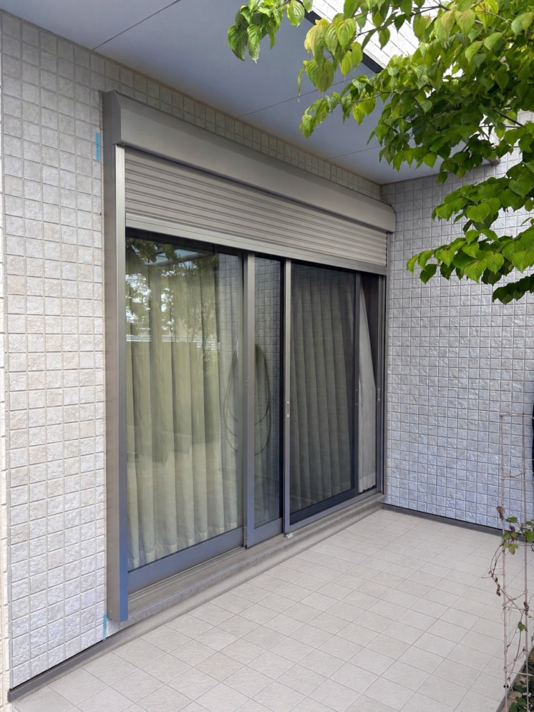施工前の既存シャッター