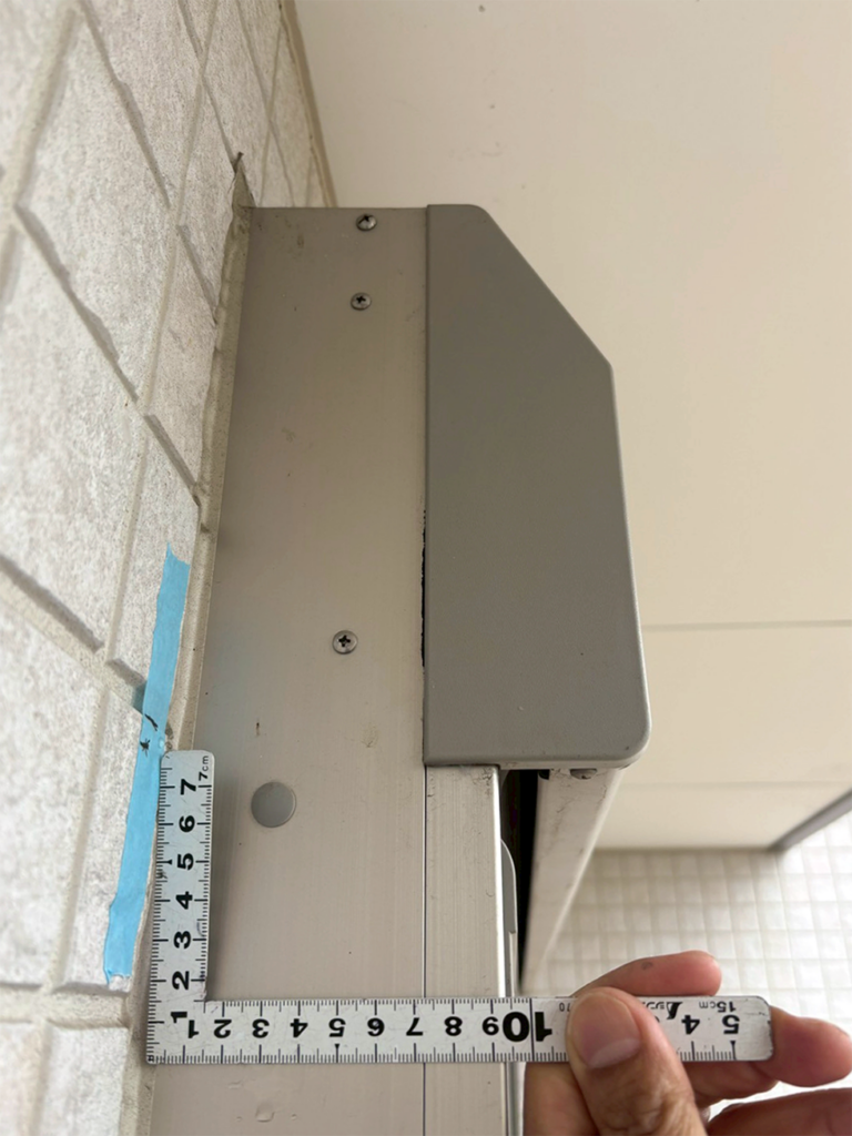 施工前のシャッター