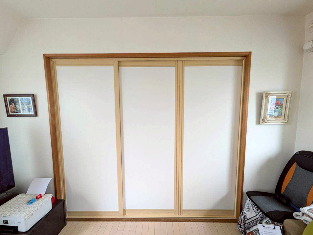 室内防音引戸リフォーム　施工後