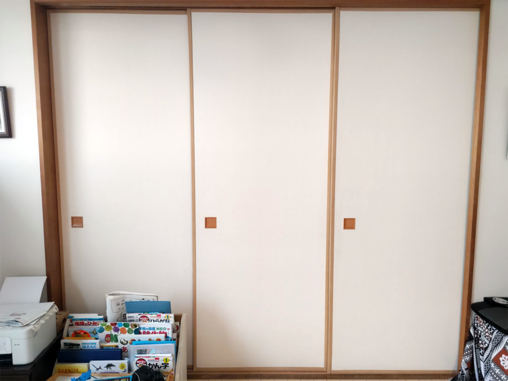 施工前の既存引戸
